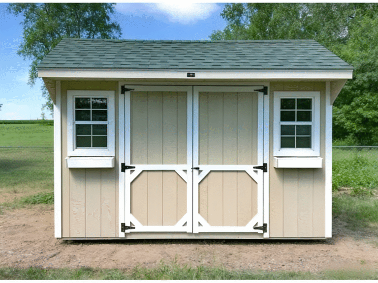 Outdoor shed