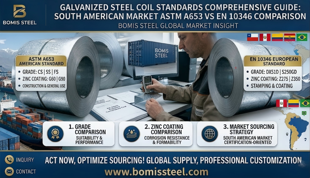 ASTM A653 vs. EN 10346: Galvanized Steel Coil