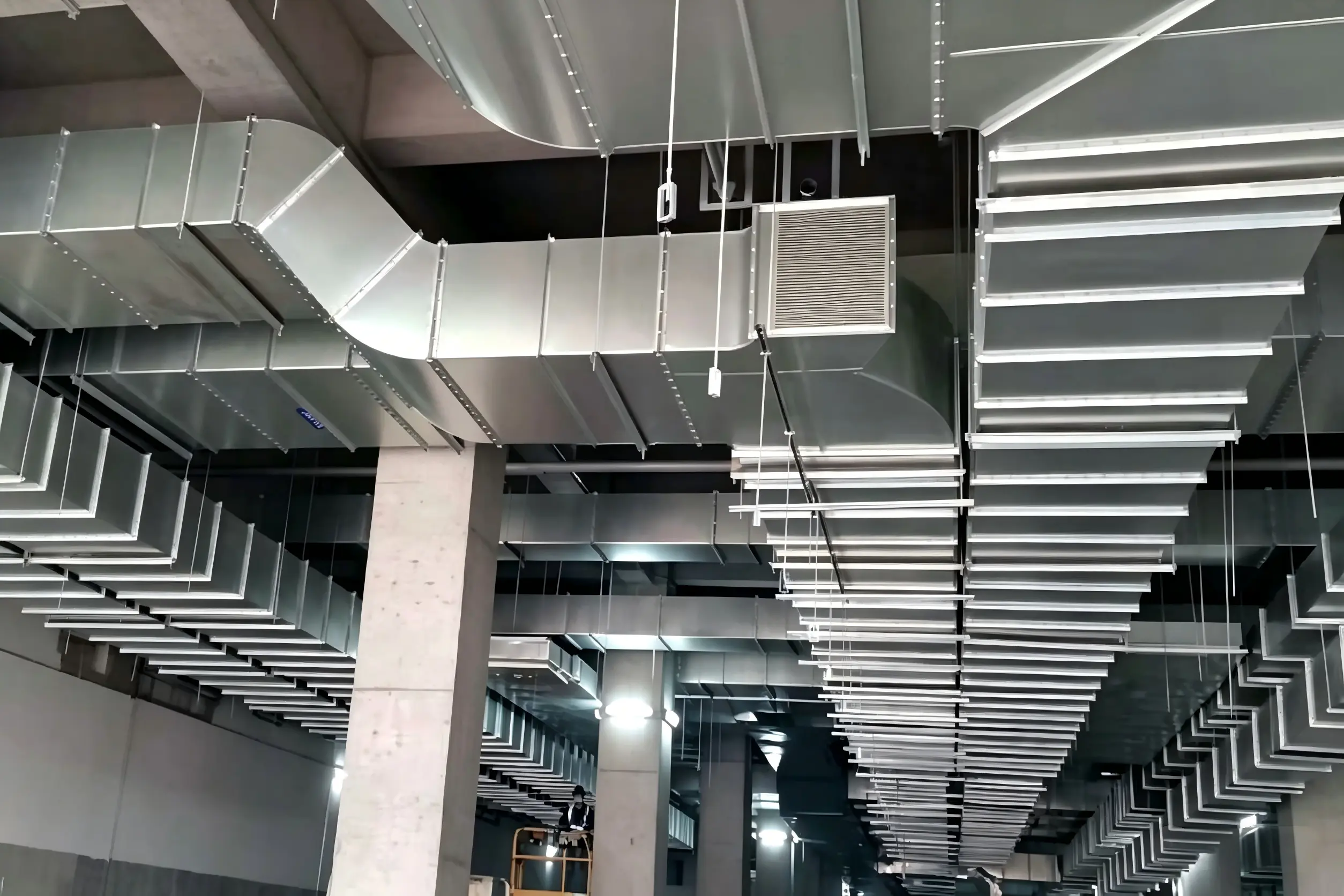 Dutos de ventilação galvanizados