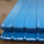 The uses of colored coated tiles