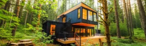 PPGI house in the forest