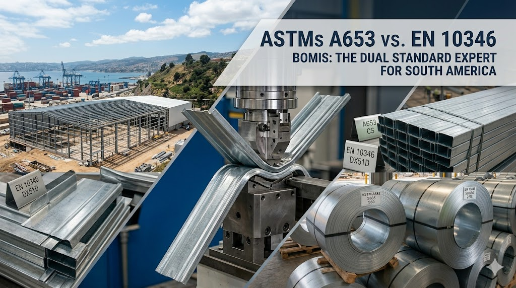 ASTM A653 frente a EN 10346
