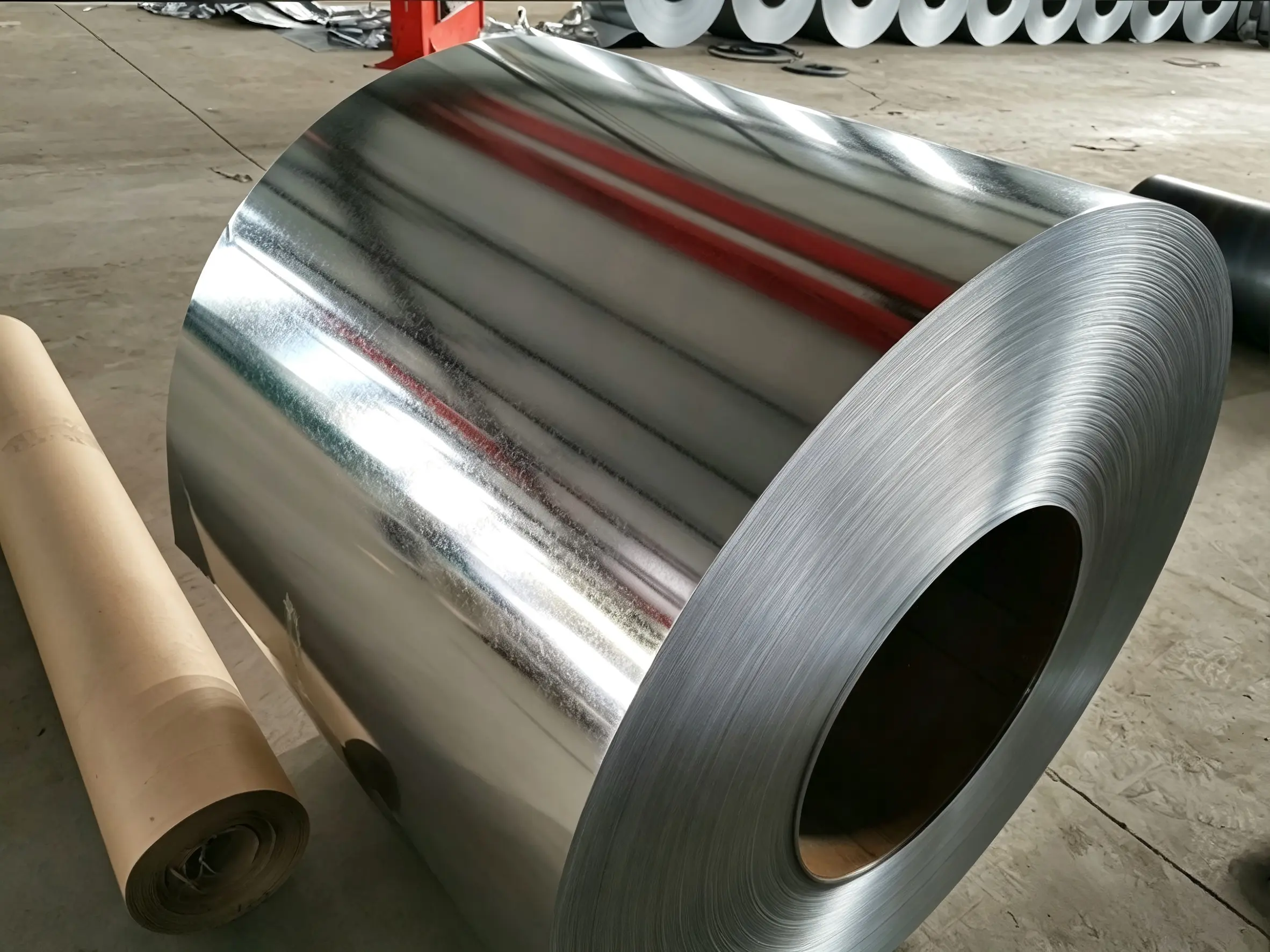 Bobina de acero galvanizado sin recubrimiento