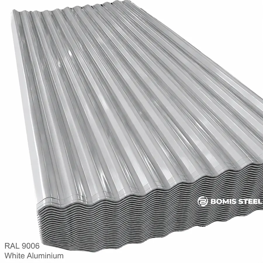 Grey Corrugated Roof Sheets- RAL9006