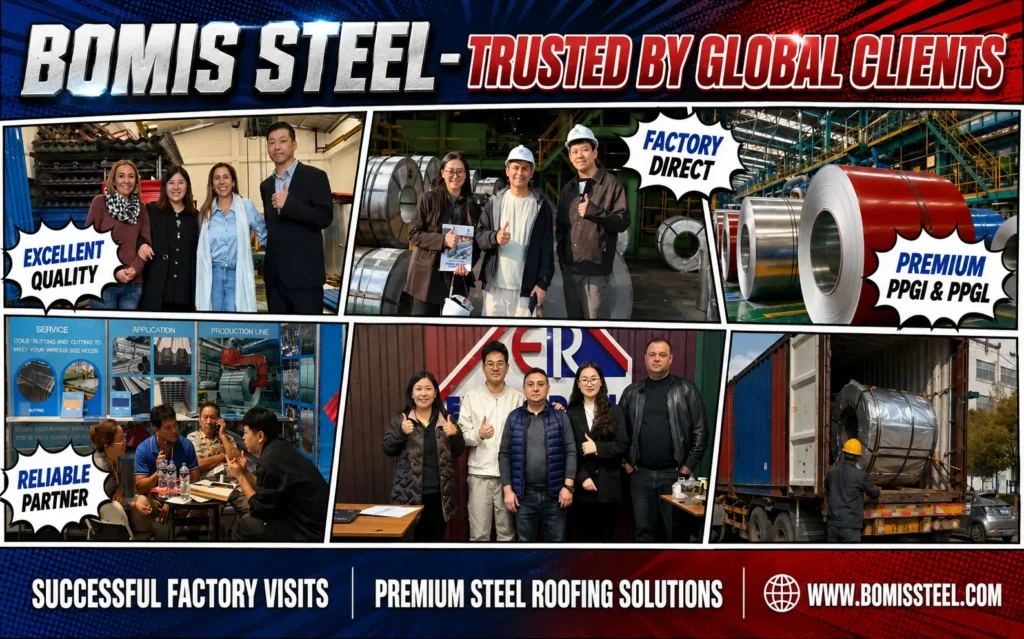 Bomis Steel - trusted by global clients