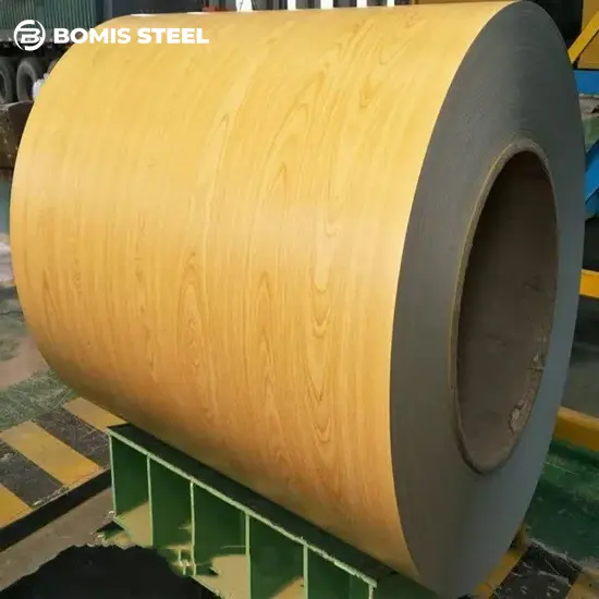 PPGI-Wood-Grain-Color-Steel-Coils-for-Construction-and-Decoration-Popular-in-South-America