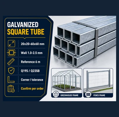 Galvanized square tube greenhouse and fence order confirmation 410x400