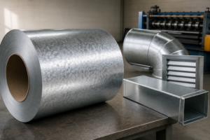 Galvanized steel coil and HVAC ductwork fabrication application