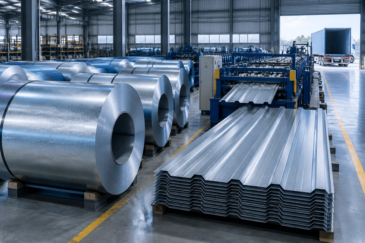 Galvalume steel coil roofing sheet application